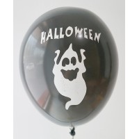 Black Halloween Printed Balloons